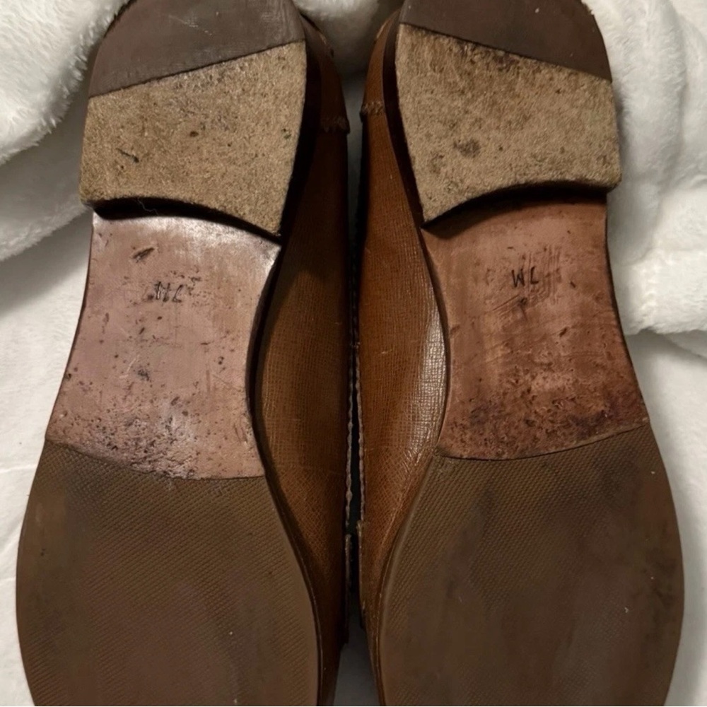 Tory Burch Chestnut Leather Loafers - Picture 7 of 7